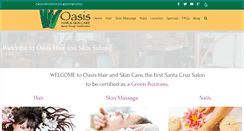 Desktop Screenshot of oasishairandskin.com
